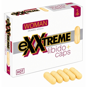 Pachet Capsule Femei eXXtreme Libido Afrodisiac 5buc + Afrodisiac Spanish Fly Strong Gold Women 30ml Thumb 1
