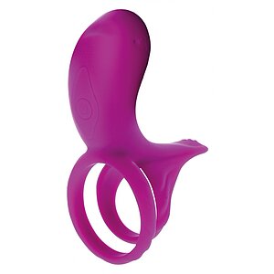 Inel Dublă Stimulare Couples Stimulator Ring Fuchsia