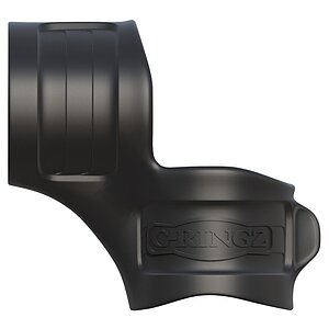 Inel Penis Cu Ball Stretcher Mr. Big Negru Thumb 5