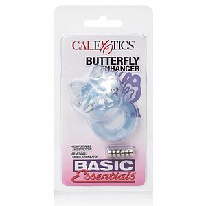 Inel Penis Basic Essentials Butterfly Enhancer Albastru Thumb 1