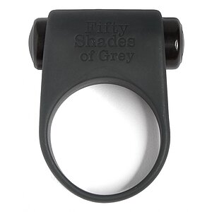 Inel Penis cu Vibratii Feel It Baby Negru Thumb 1
