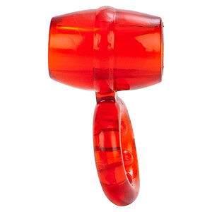 Inel Penis Dual Support Magnum Rosu Thumb 1