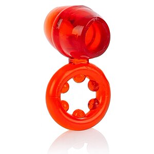 Inel Penis Dual Support Magnum Rosu Thumb 1