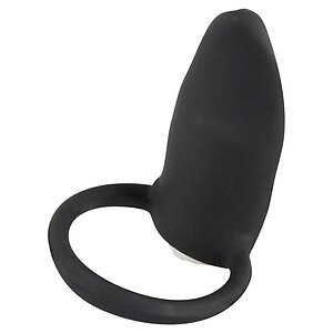 Inel Penis Finger Vibrator Negru Thumb 4