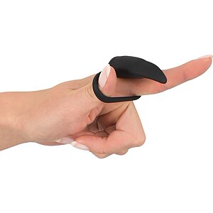 Inel Penis Finger Vibrator Negru Thumb 6