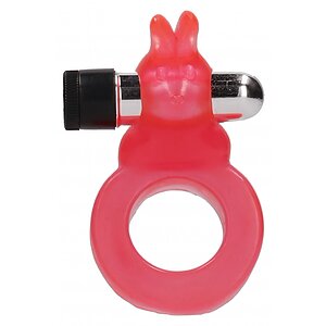 Inel Penis Jelly Rabbit Roșu
