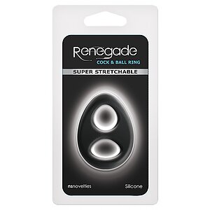 Inel Penis Renagade Romeo Soft Negru Thumb 1