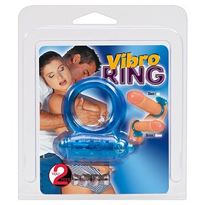 Inel Penis Vibrating Ring Albastru Thumb 3