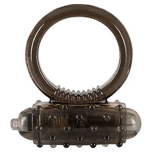 Inel Penis Vibro Ring Dark Negru Thumb 1