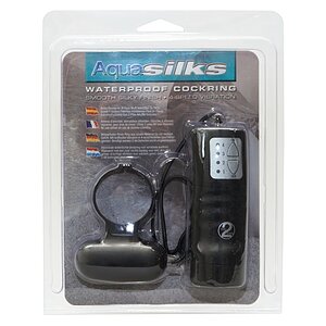 Inel Pentru Penis Aqua Silks Negru Thumb 3