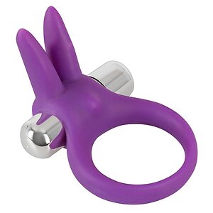 Inel Pentru Penis Cu Vibrații Rabbit Mov