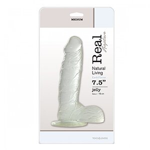 Jelly Dildo Real Rapture Clear Transparent Thumb 1