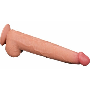 Lovetoy Dual-Layer 34 cm – TPE Realist cu Ventuză Thumb 8