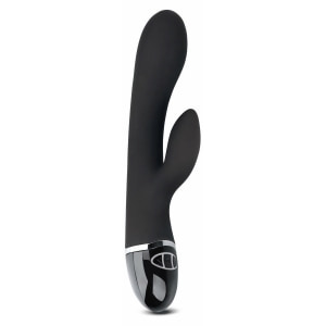 Lovetoy O-Sensual Clit Duo Climax, Vibrator 21 cm Negru