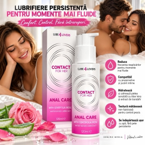 Lubrifiant Anal Care cu Extract de Trandafir 120 ml