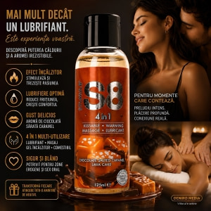 Gel Lubrifiant 4-In-1 Dessert Chocolate pentru Sex Oral