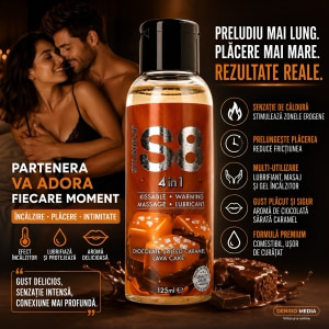 Gel Lubrifiant 4-In-1 Dessert Chocolate pentru Sex Oral