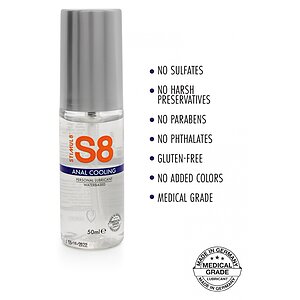 Lubrifiant S8 WB Cooling Anal Lube 50ml Thumb 1