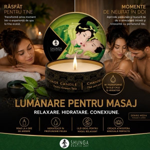 Lumânare Masaj Shunga Ceai Verde Thumb 5