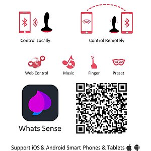 Vibrator Prostatic Solstice cu Control Prin Aplicație Negru