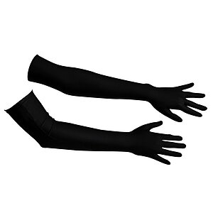 Manusi Satin Gloves Negru Thumb 2
