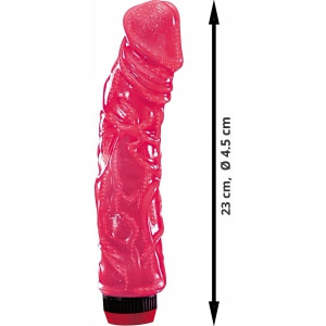 Marele Vibrator Moale Și Fin Roz Thumb 1