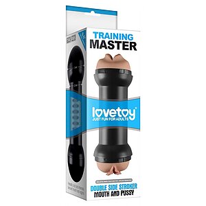 Masturbator Dublu Training Master Vagin și Gură