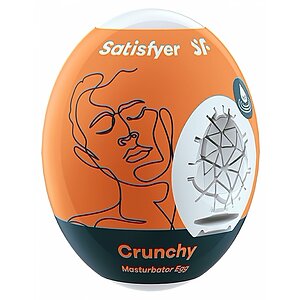 Masturbator Satisfyer Egg Crunchy Portocaliu