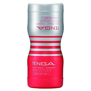 Masturbator Tenga Dual Feel Cup Medium Roșu