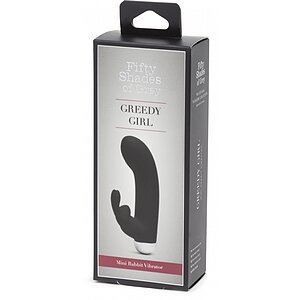 Mini Vibrator Rabbit Greedy Girl Negru Thumb 3