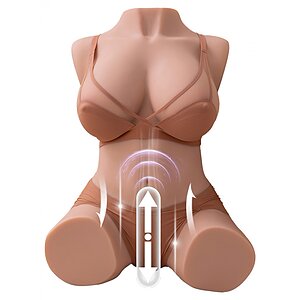 Mistress Masturbator 3 Viteze, 4 Glisări — Reîncărcabil Flesh Thumb 3