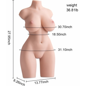 Masturbator Mistress Tidy cu Împingere și Vibrații 71 cm