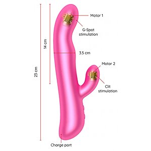 ONINDER Oslo Rabbit Rotation Roz, 10 Moduri USB