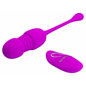 Ou Vibrator Reîncărcabil 12 Moduri cu Telecomandă Mov Thumb 1