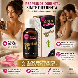 Pachet Capsule Femei eXXtreme Libido Afrodisiac 5buc + Afrodisiac Spanish Fly Strong Gold Women 30ml