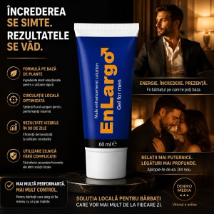 Pachet Cremă Mărirea Penisului Enlargo 100ml + Spray Stud 100 Original
