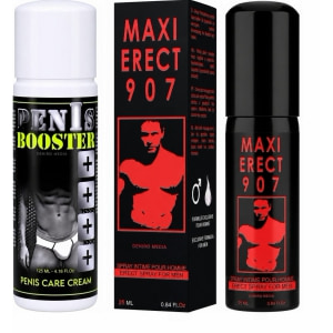 Pachet Cremă Pentru Potență Penis Booster 125ml + Spray Pentru Potență Maxi Erect 907 Pachet Cremă Pentru Potență Penis Booster 125ml + Spray Pentru Potență Maxi Erect 907