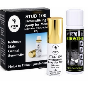 Pachet Cremă Pentru Potență Penis Booster 125ml + Spray Stud 100 Original Pachet Cremă Pentru Potență Penis Booster 125ml + Spray Stud 100 Original