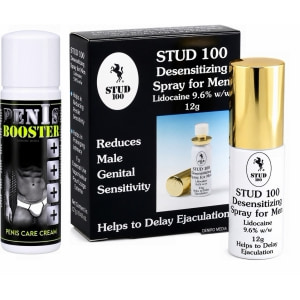 Pachet Potență Cremă Penis Booster și Spray Stud 100