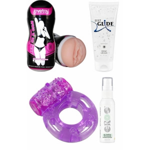 Set Plăcere Intensă pentru Cuplu cu Inel Vibrator