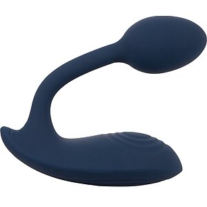 Panty Flexibil Sweet Smile — 2 Motoare, 10 Moduri Albastru