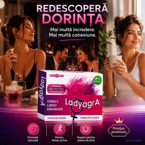 Pastile Creștere Libido Femei Ladyagra 10buc Thumb 2