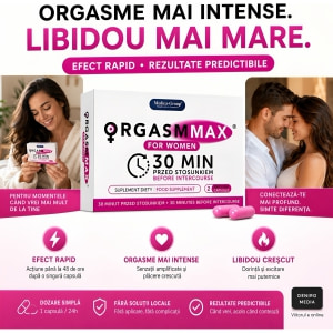 Capsule Orgasm Max Women pentru Excitare 2 capsule