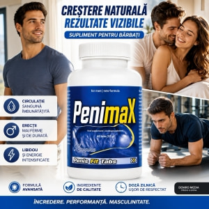 Pastile Pentru Creșterea Penisului Penimax 60capsule Thumb 1