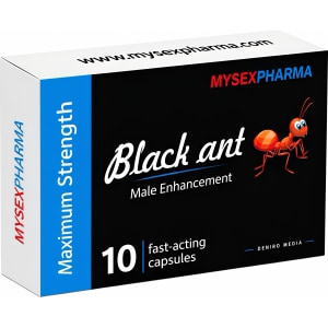 Pastile Potență Cupid Labs Black Ant cu Ginseng 10 buc