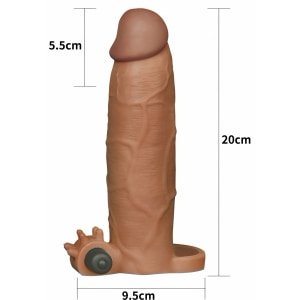 Prelungitor Penis cu Vibrații Pleasure X-Tender