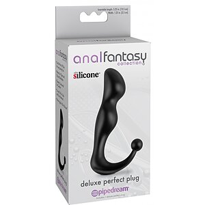 Plug Anal Deluxe Perfect Fantasy Collection Negru Thumb 2