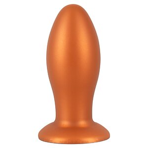 Plug Anal XL ANOS — silicon Moale, Ventuză 6.4 cm Maro