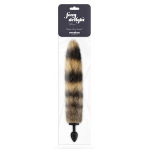 Crushious Foxy Delight Plug Anal cu Coadă 30 cm Negru Thumb 4