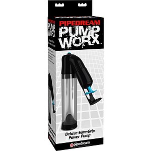Pompa Marire Penis Deluxe Sure-Grip Power Negru Thumb 1